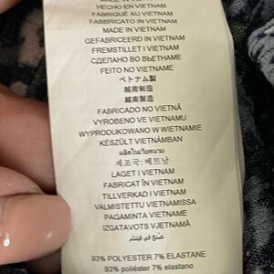 Michael Kors blue ditzy floral maxy skirt cottage core, whimsy goth, vacation